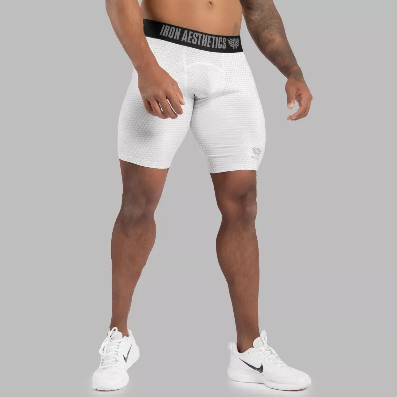 Funkcionális rövidnadrág Iron Aesthetics Evolution, fehér-4