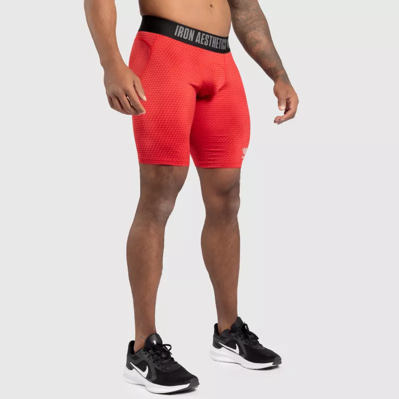 Funkcionális rövidnadrág Iron Aesthetics Evolution, piros-3