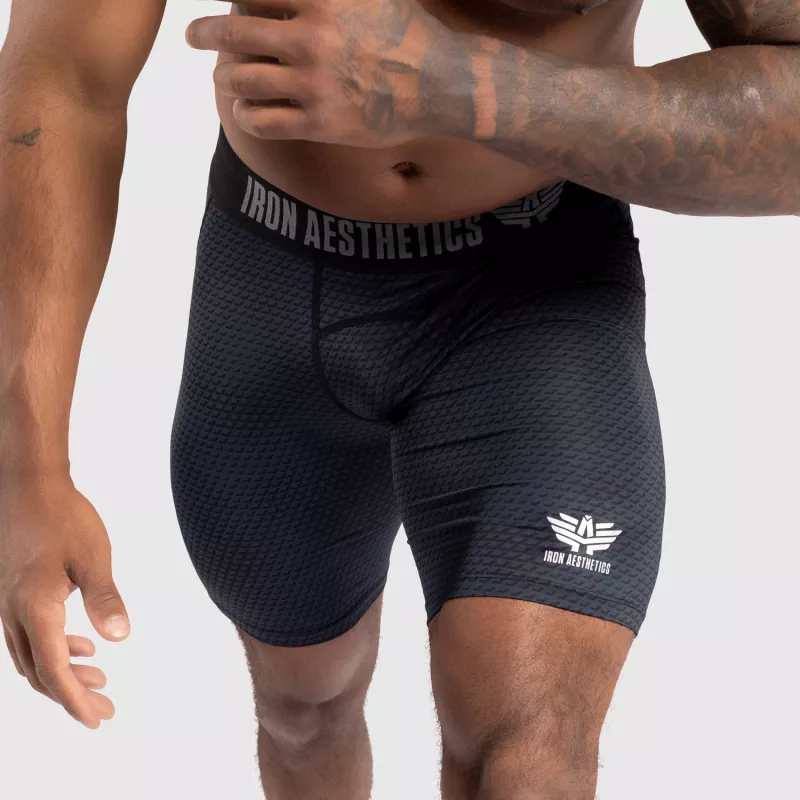 Funkcionális rövidnadrág Iron Aesthetics Evolution, fekete-7