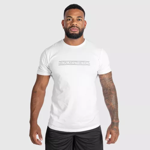 Férfi fitness póló Glam, fehér