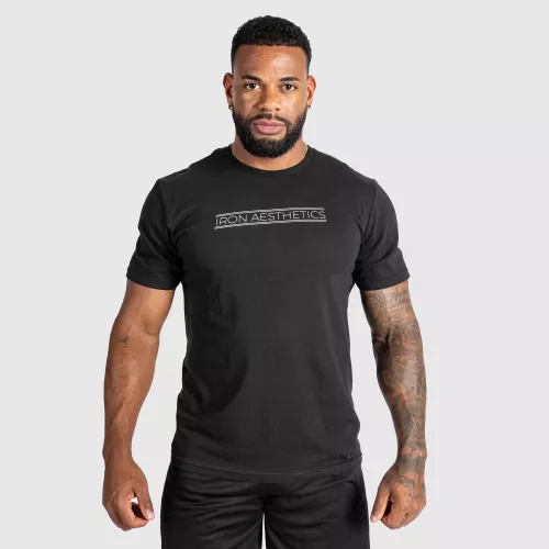 Férfi fitness póló Glam, fekete