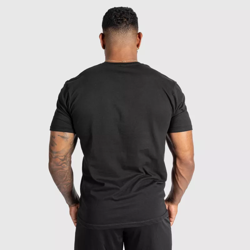 Férfi fitness póló Iron Aesthetics Glam, fekete-5