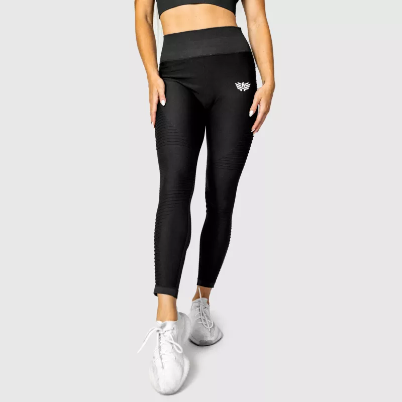 Varrás nélküli leggings Iron Aesthetics Dynamic, fekete-4