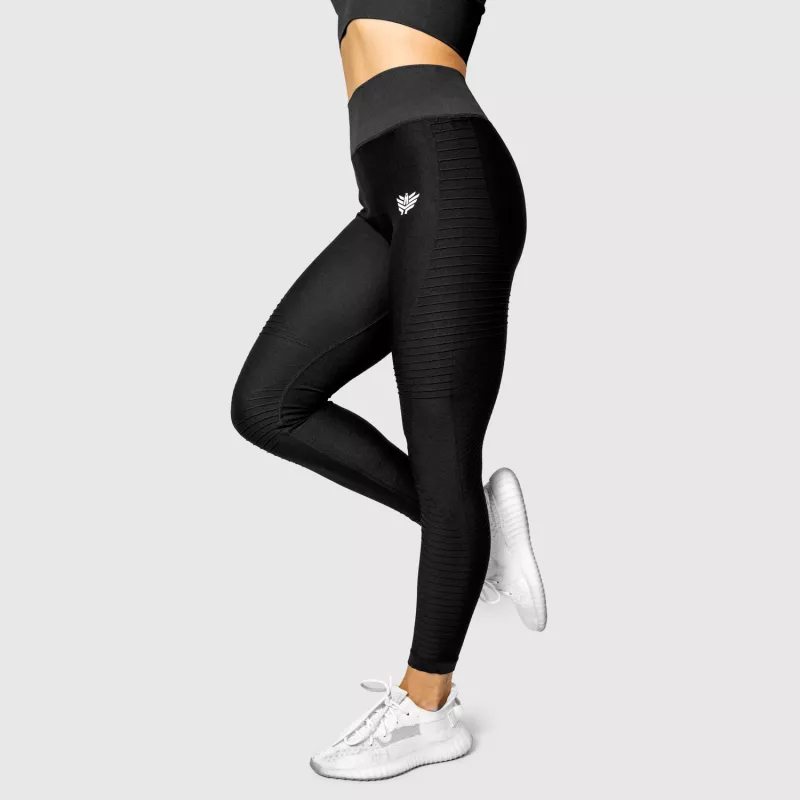 Varrás nélküli leggings Iron Aesthetics Dynamic, fekete-5