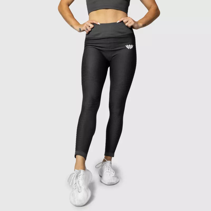 Varrás nélküli leggings Iron Aesthetics Dynamic, szürke-4