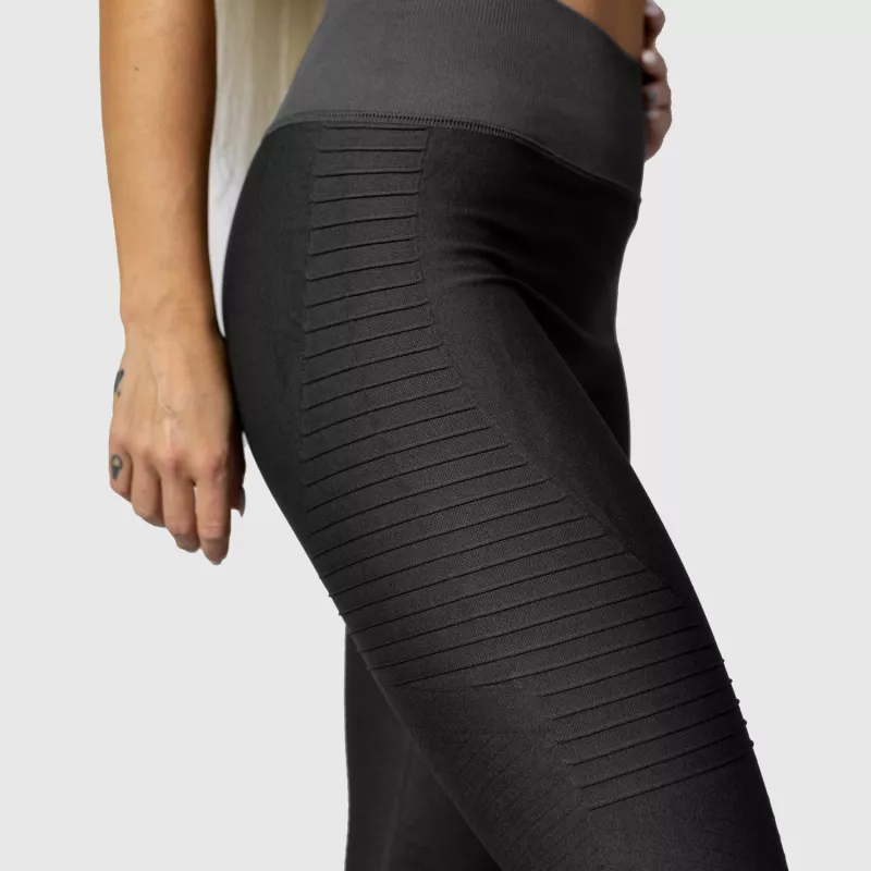 Varrás nélküli leggings Iron Aesthetics Dynamic, szürke-3