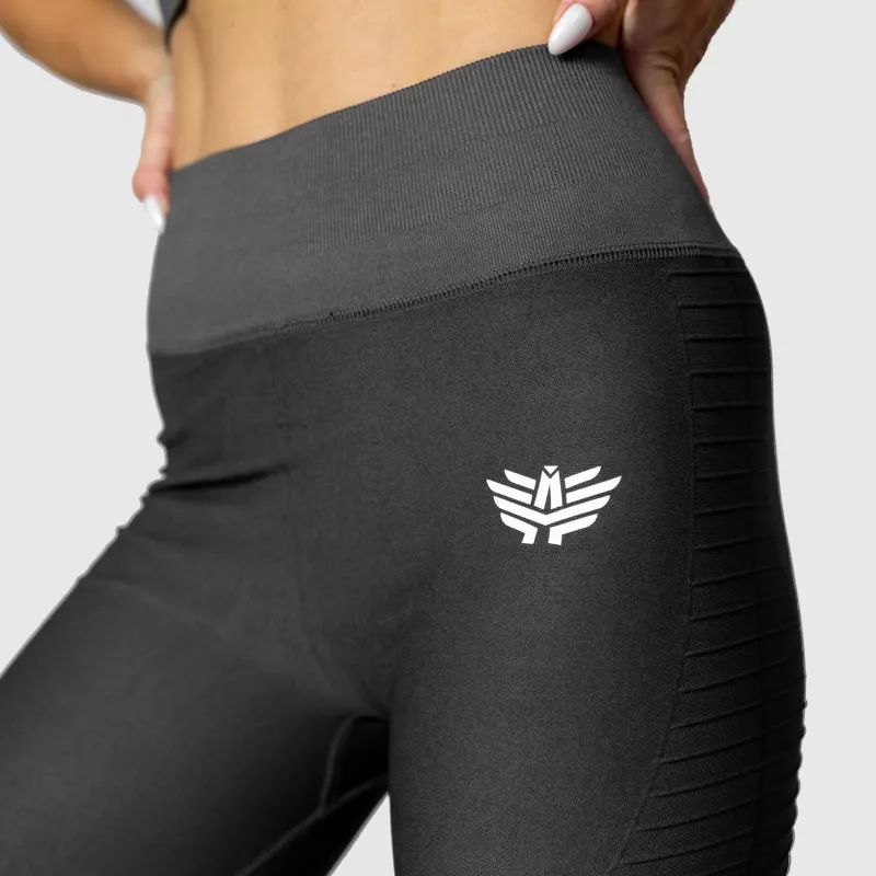 Varrás nélküli leggings Iron Aesthetics Dynamic, szürke-7