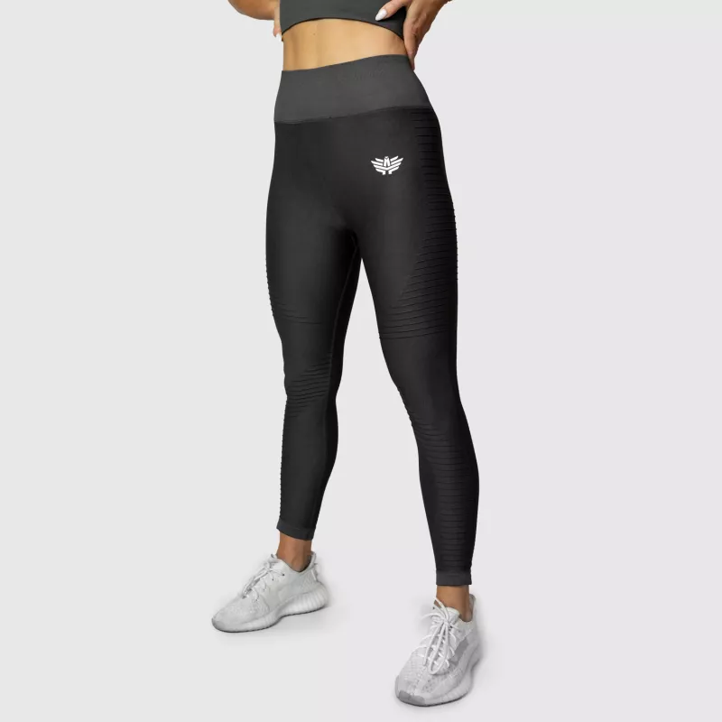 Varrás nélküli leggings Iron Aesthetics Dynamic, szürke-1