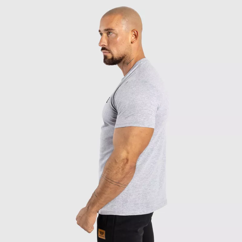 Férfi sportpóló Iron Aesthetics Shadow, szürke-5