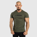 Férfi fitness póló Iron Aesthetics Gym, katonazöld
