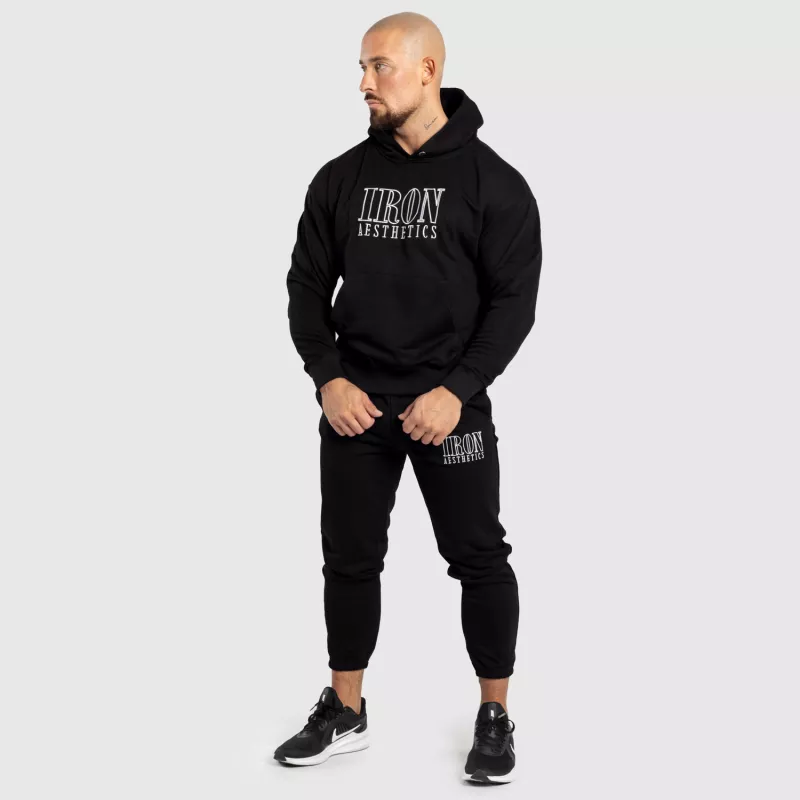 Férfi pulóver Iron Aesthetics Swaggie, fekete-12