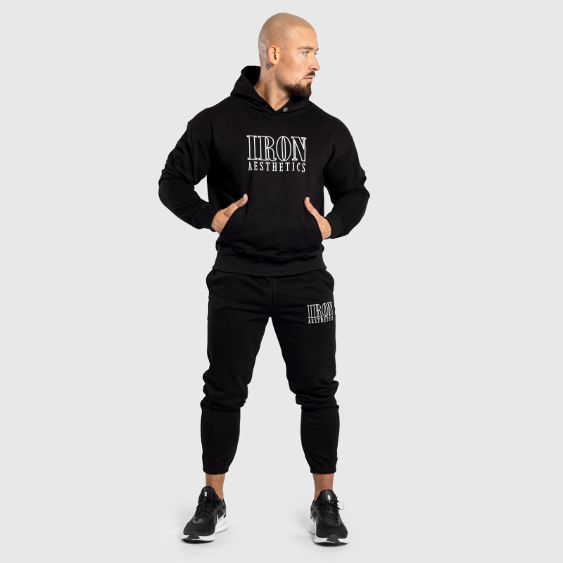 Férfi pulóver Iron Aesthetics Swaggie, fekete · záber 10