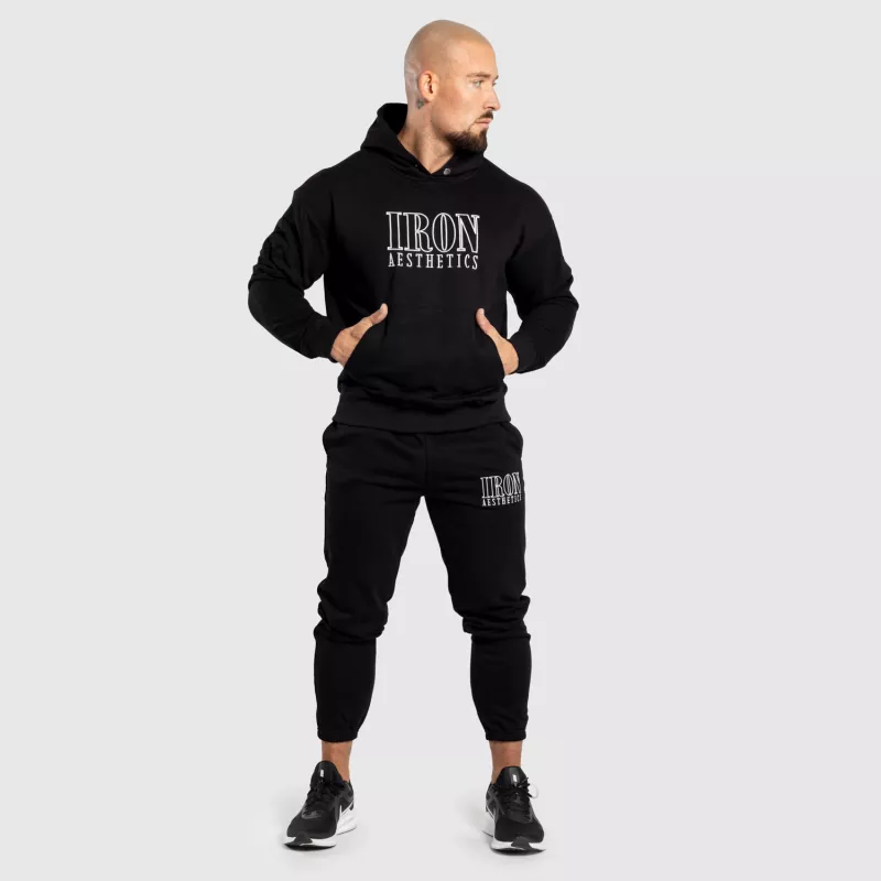 Férfi pulóver Iron Aesthetics Swaggie, fekete-10