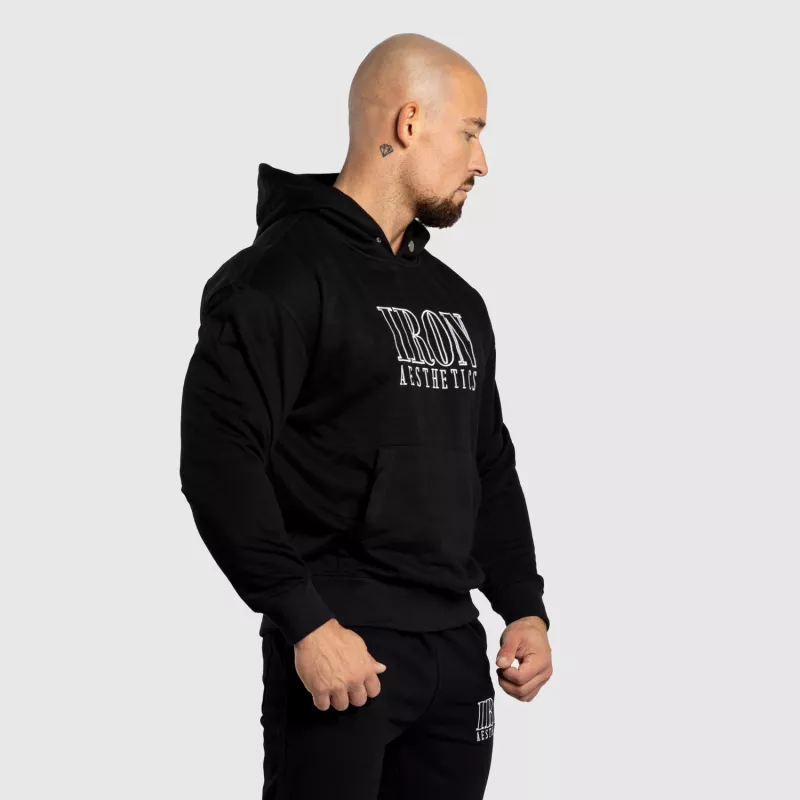 Férfi pulóver Iron Aesthetics Swaggie, fekete-3