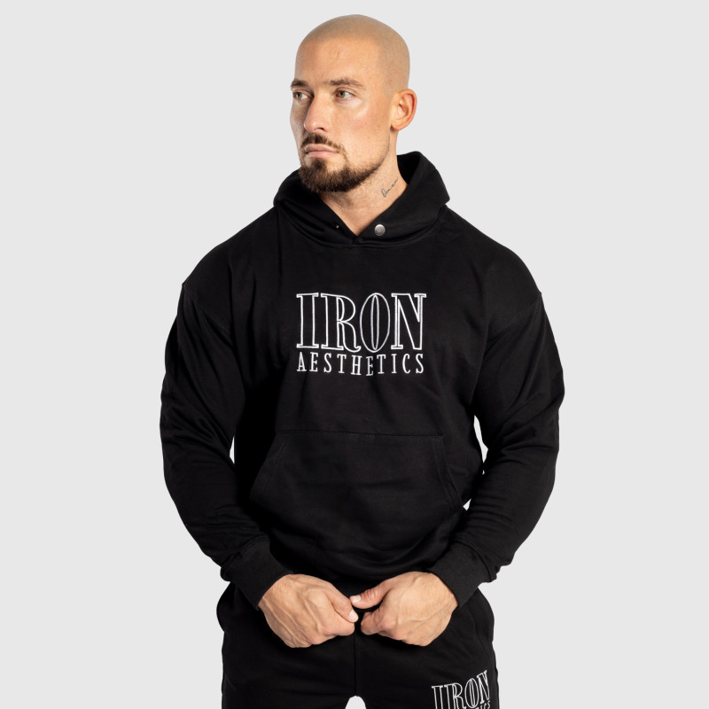 Férfi pulóver Iron Aesthetics Swaggie, fekete · záber 6