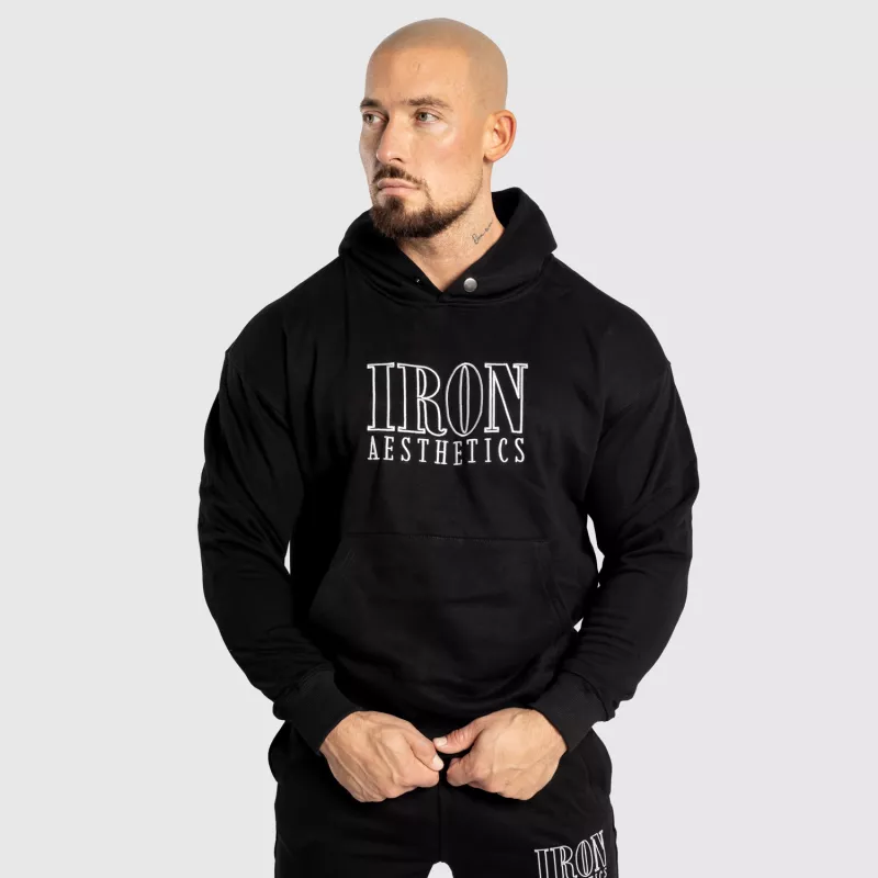 Férfi pulóver Iron Aesthetics Swaggie, fekete-6
