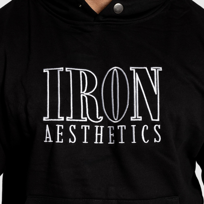 Férfi pulóver Iron Aesthetics Swaggie, fekete · záber 8