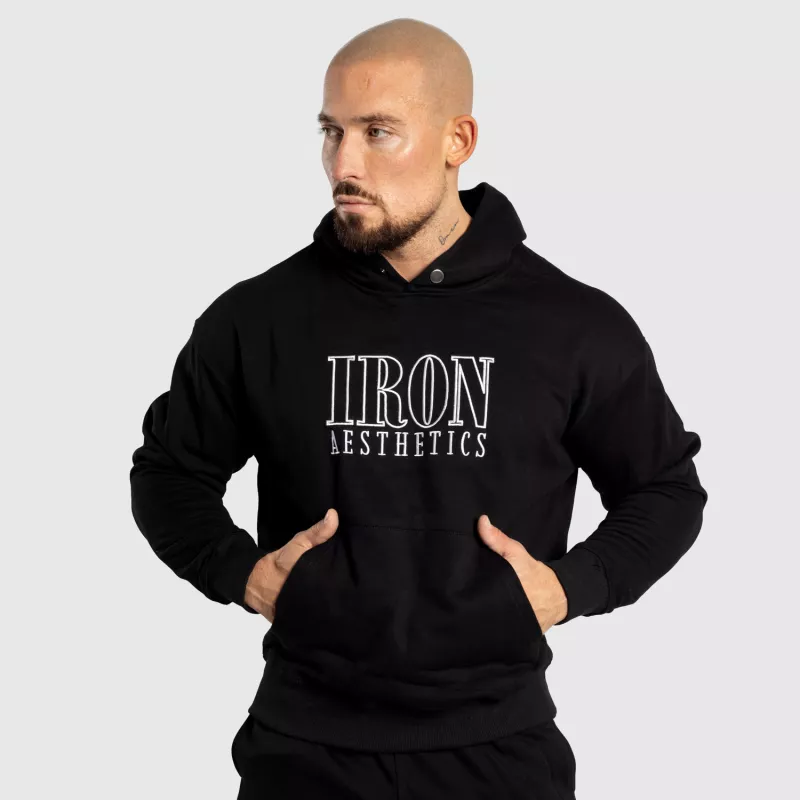Férfi pulóver Iron Aesthetics Swaggie, fekete-2