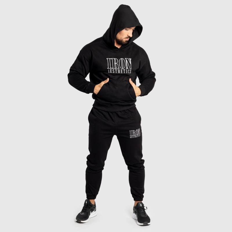 Férfi pulóver Iron Aesthetics Swaggie, fekete · záber 11