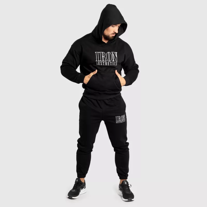Férfi pulóver Iron Aesthetics Swaggie, fekete-11